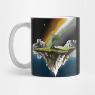 Flying Island Outer Space Mug